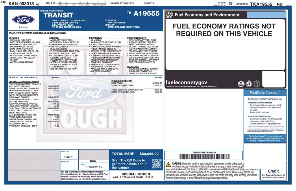 New 2026 Ford Transit 350 image 5