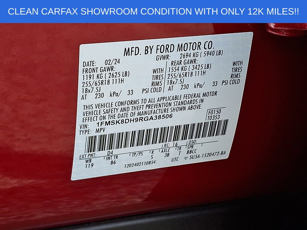 Used 2024 Ford Explorer XLT w/ Class IV Trailer Tow Package AWD/4WD image 26