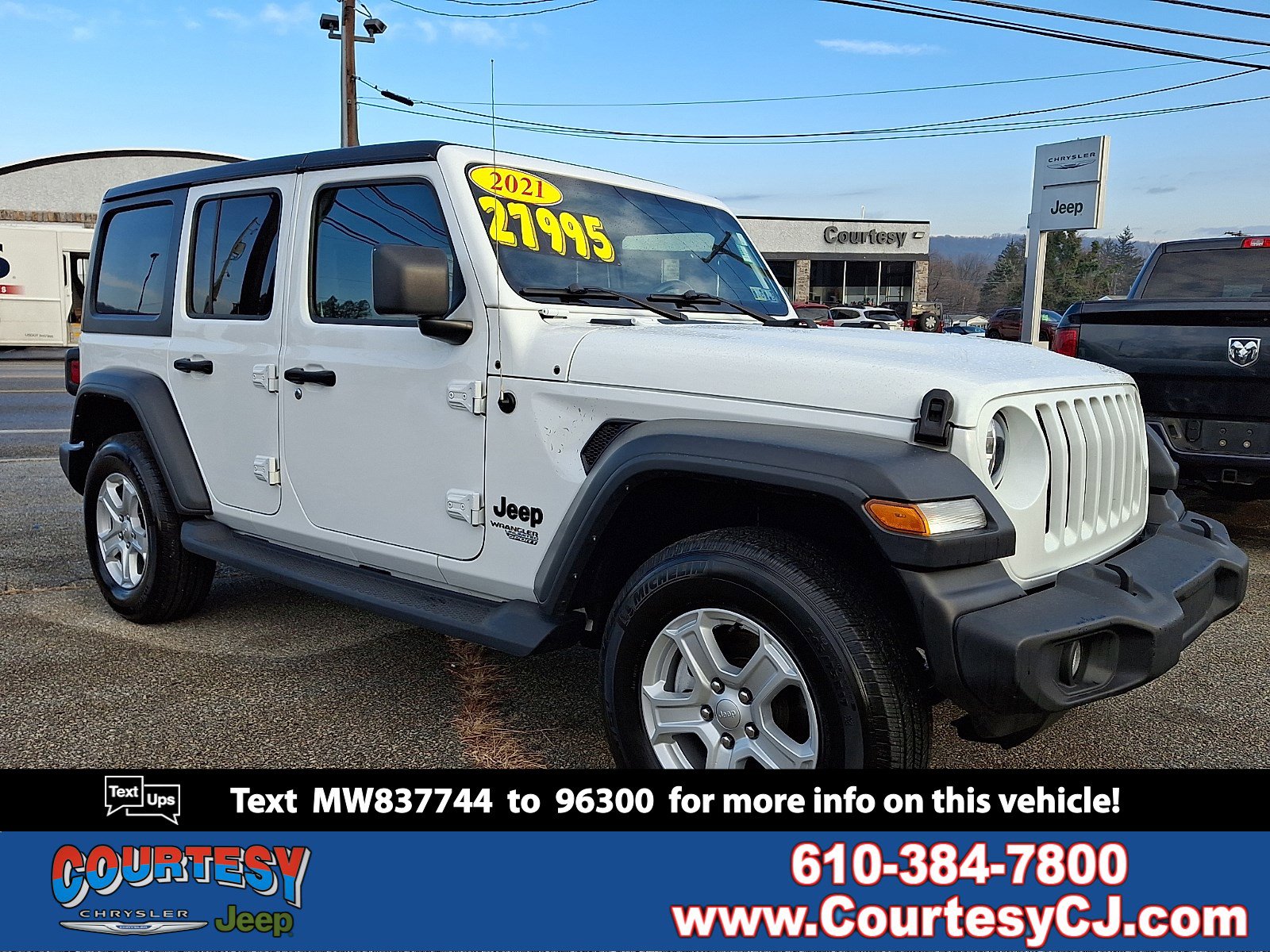 Used 2021 Jeep Wrangler Unlimited Sport image 1