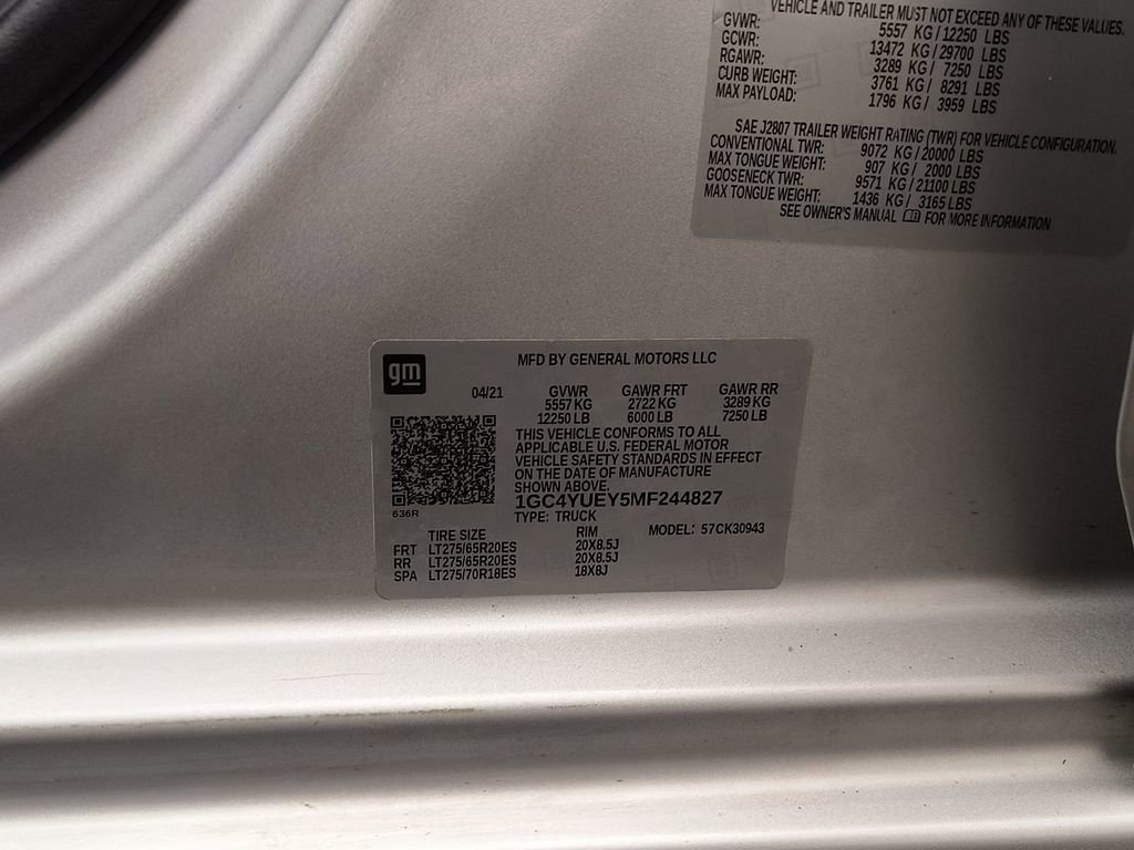 Used 2021 Chevrolet Silverado 3500 LTZ w/ LTZ Premium Package image 17