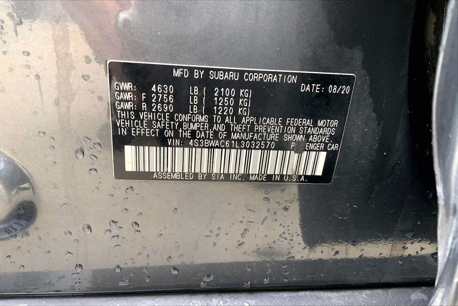 Used 2020 Subaru Legacy Premium AWD/4WD image 32