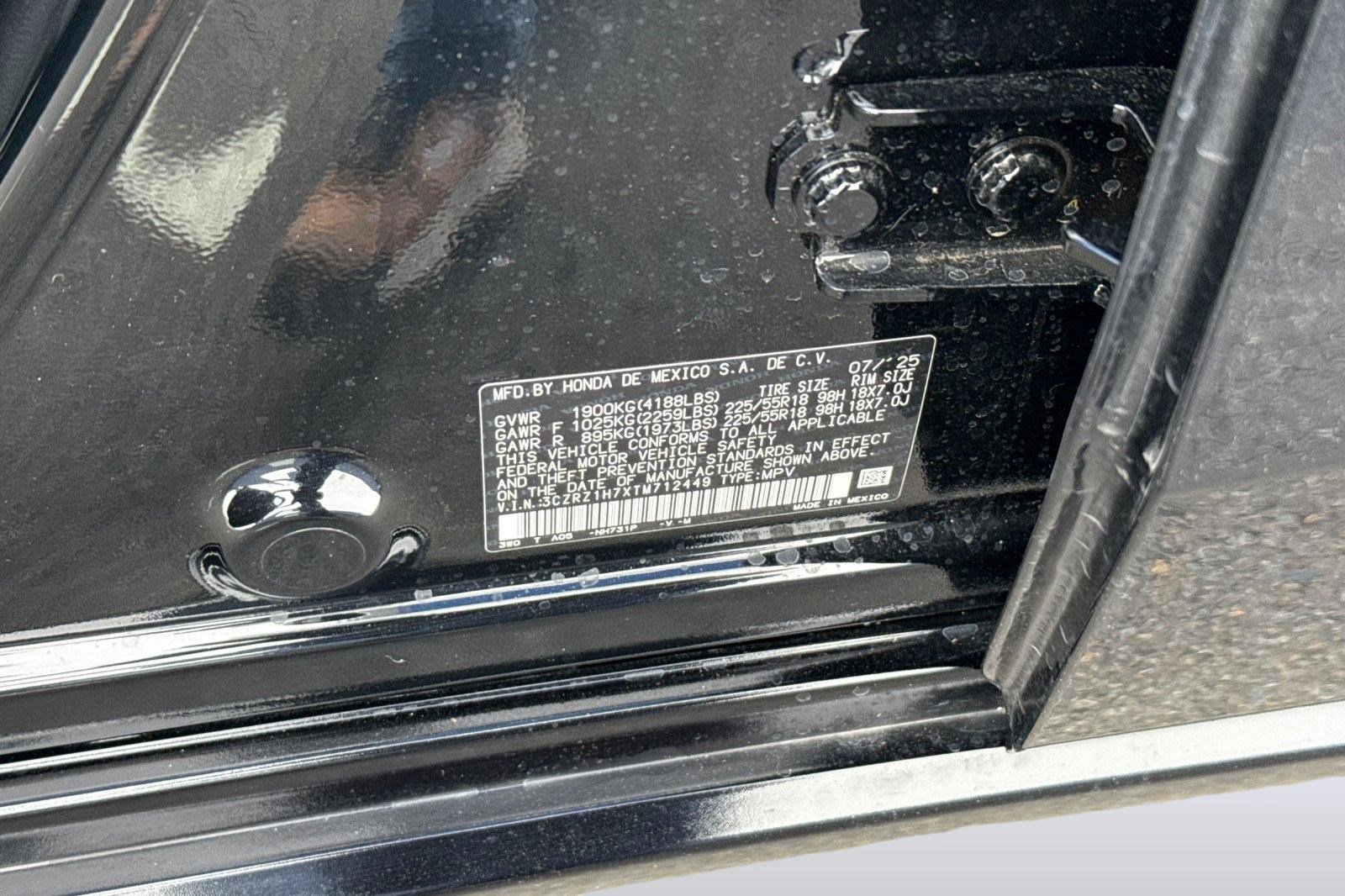 Certified 2026 Honda HR-V EX-L image 20