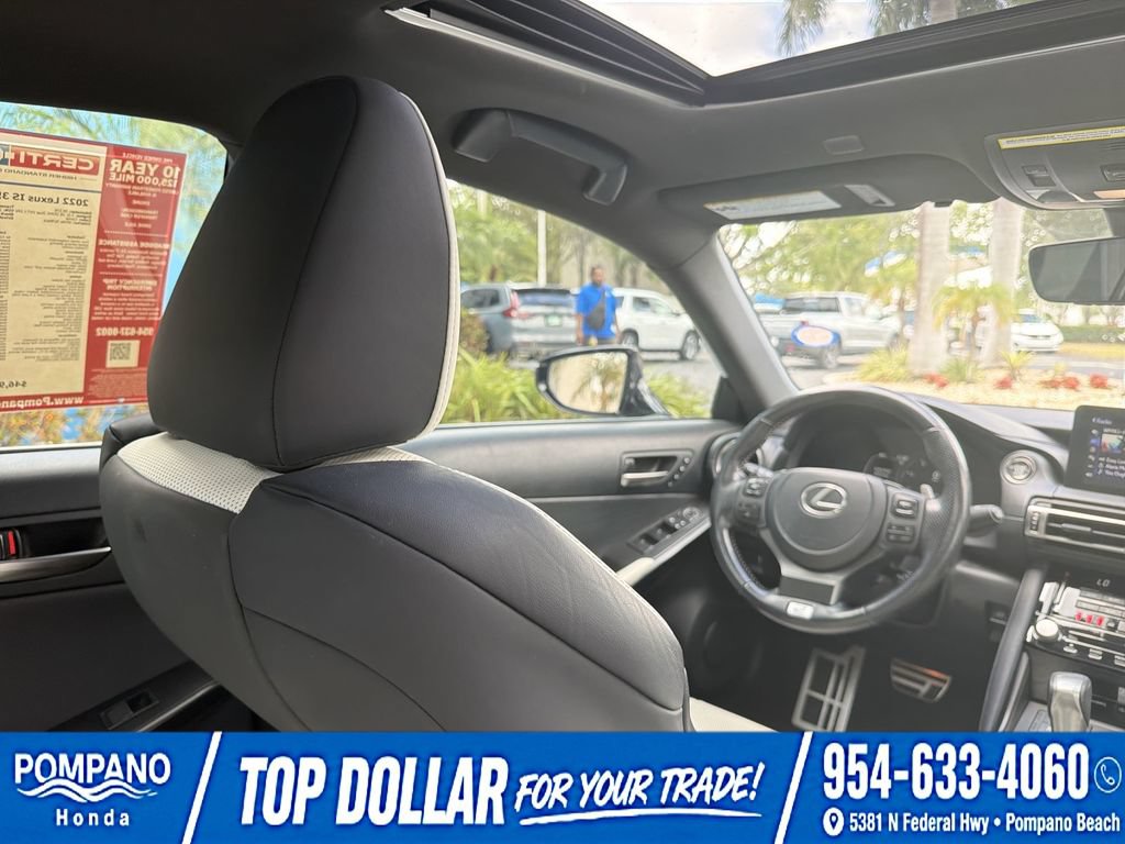 Used 2022 Lexus IS 350 F Sport RWD image 20