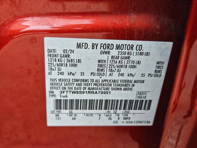 Certified 2024 Ford Maverick Lariat AWD/4WD image 19