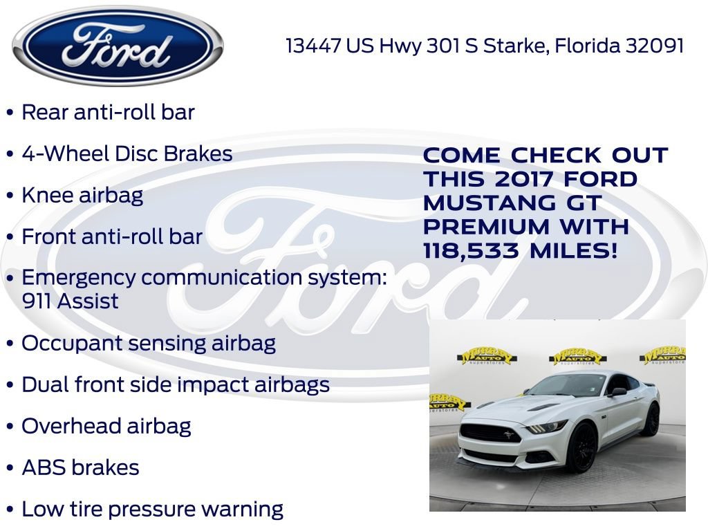 Used 2017 Ford Mustang GT Premium w/ Equipment Group 401A RWD image 25
