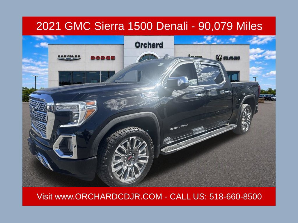 Used 2021 GMC Sierra 1500 Denali w/ Driver Alert Package II AWD/4WD 360° Tour