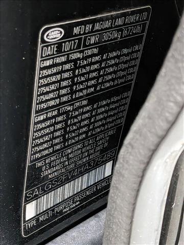 Used 2017 Land Rover Range Rover HSE image 22