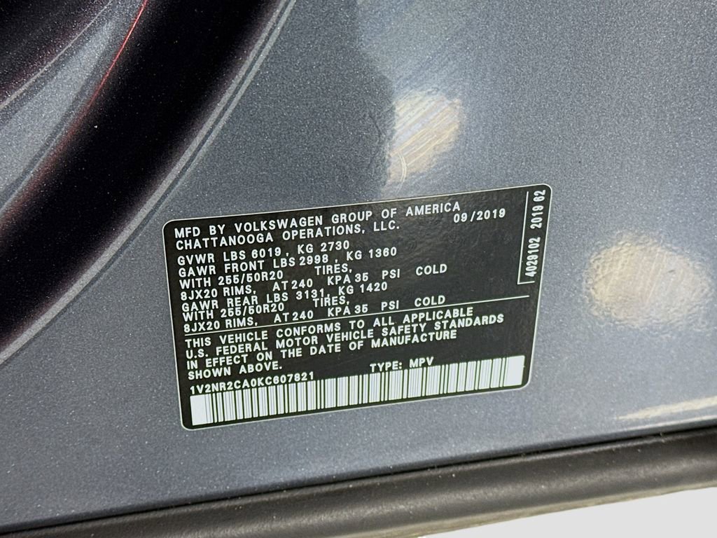 Used 2019 Volkswagen Atlas SEL Premium image 35