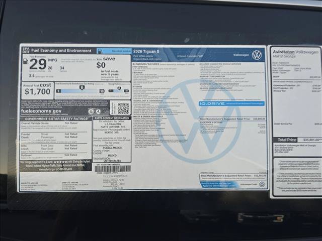 New 2026 Volkswagen Tiguan S FWD image 18