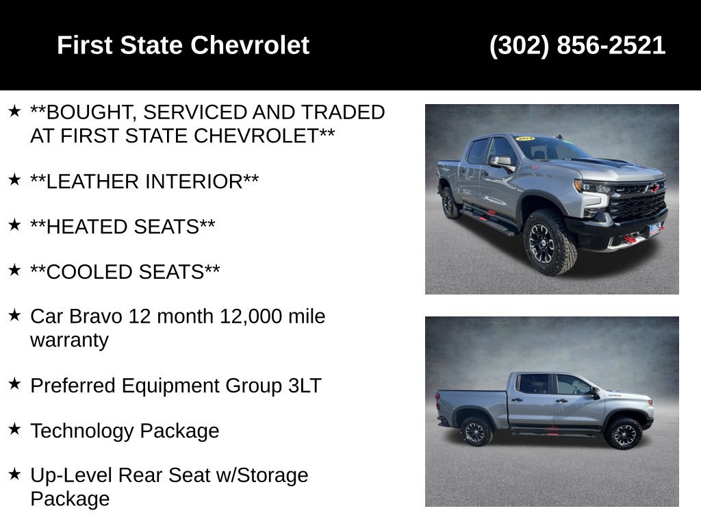Certified 2024 Chevrolet Silverado 1500 ZR2 w/ Technology Package AWD/4WD image 4