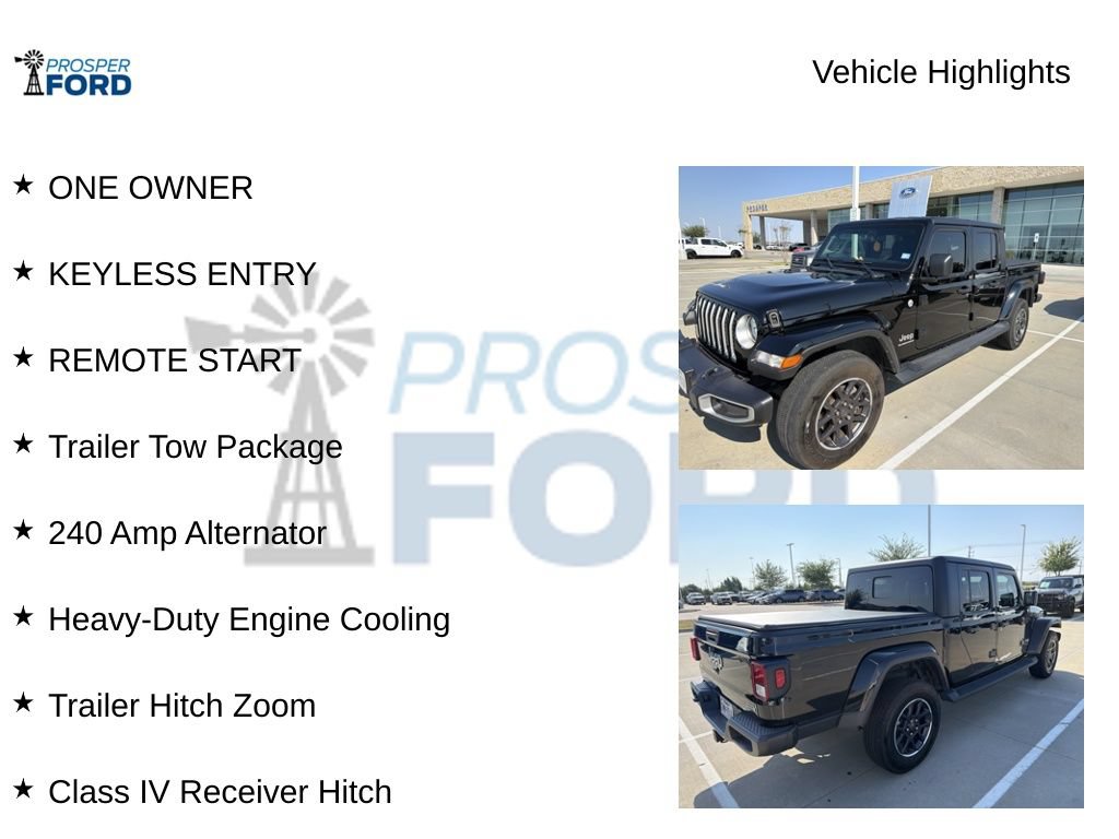 Used 2023 Jeep Gladiator Overland w/ Trailer Tow Package AWD/4WD image 5