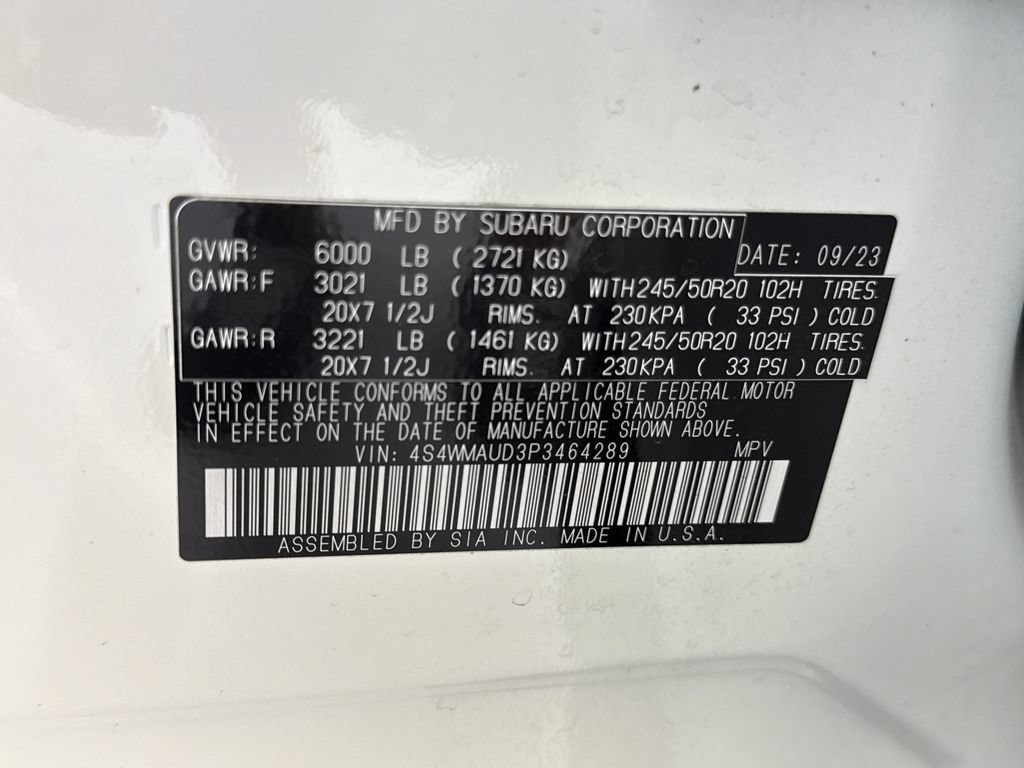 Used 2023 Subaru Ascent Limited w/ Technology Package AWD/4WD image 30