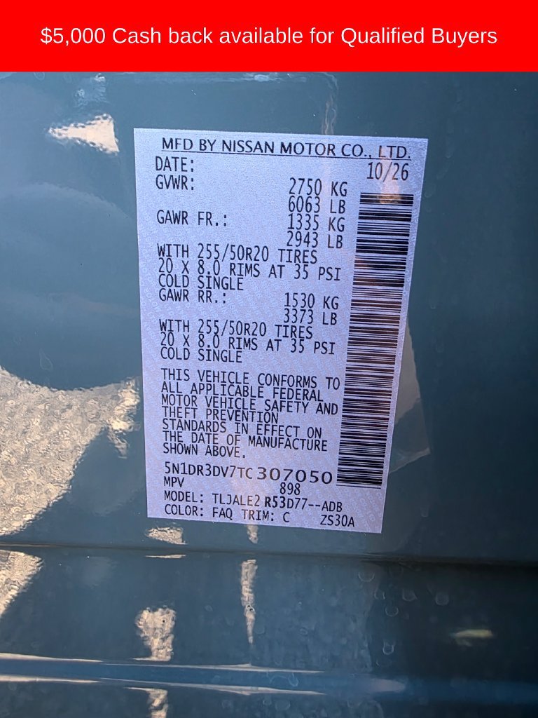 New 2026 Nissan Pathfinder Platinum FWD image 18