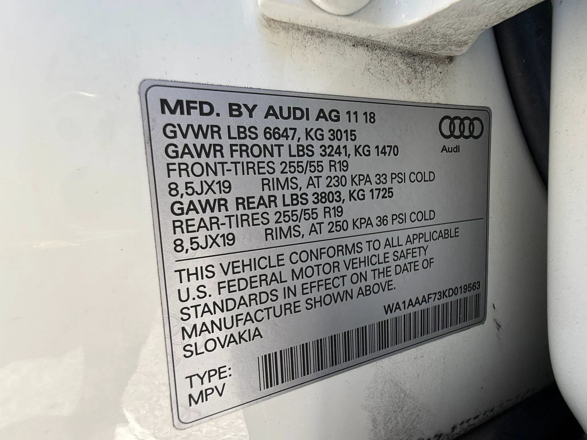 Used 2019 Audi Q7 3.0T Premium w/ Convenience Package AWD/4WD image 37