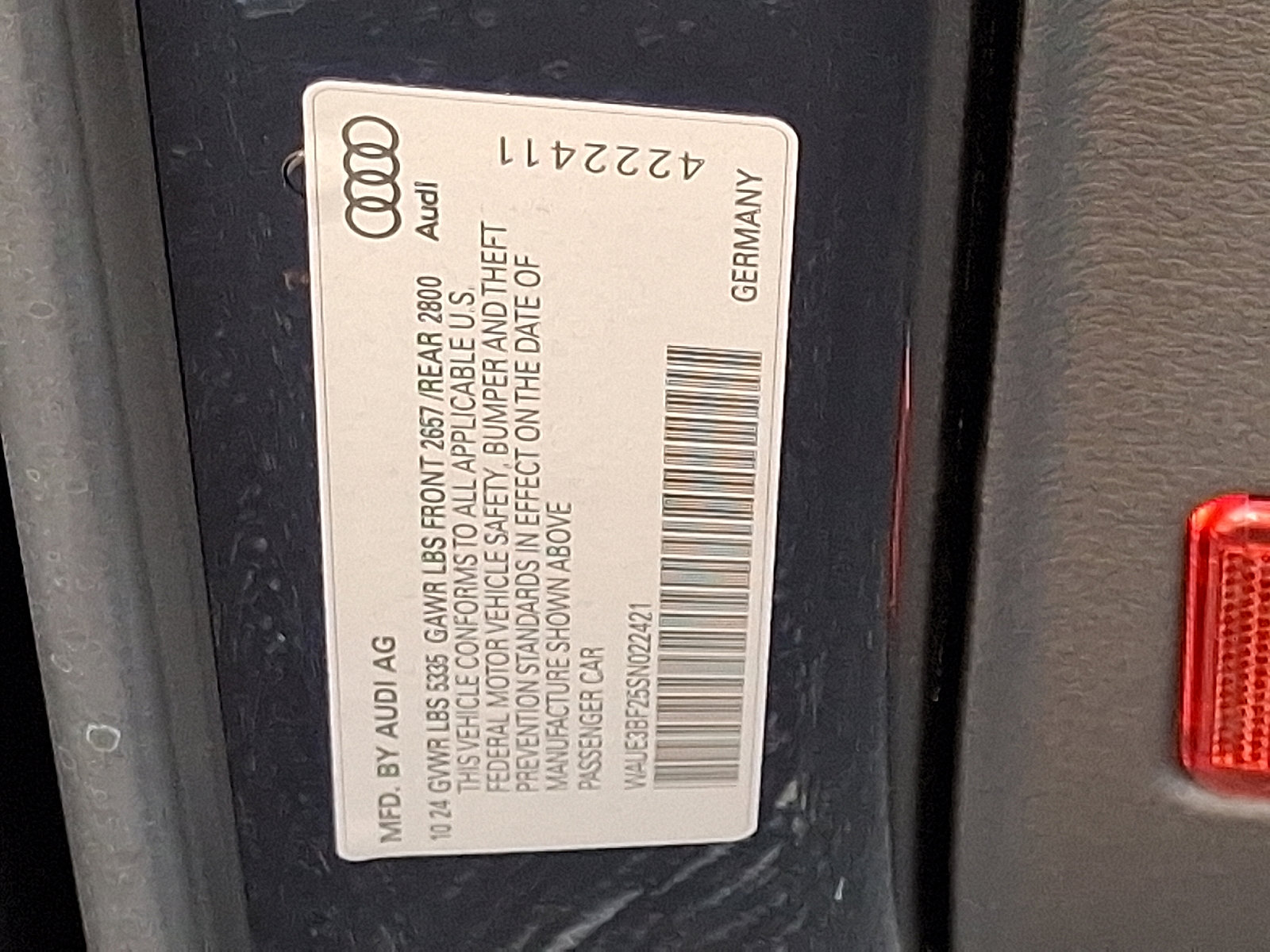 Certified 2025 Audi A6 Premium Plus w/ Premium Plus Package image 29