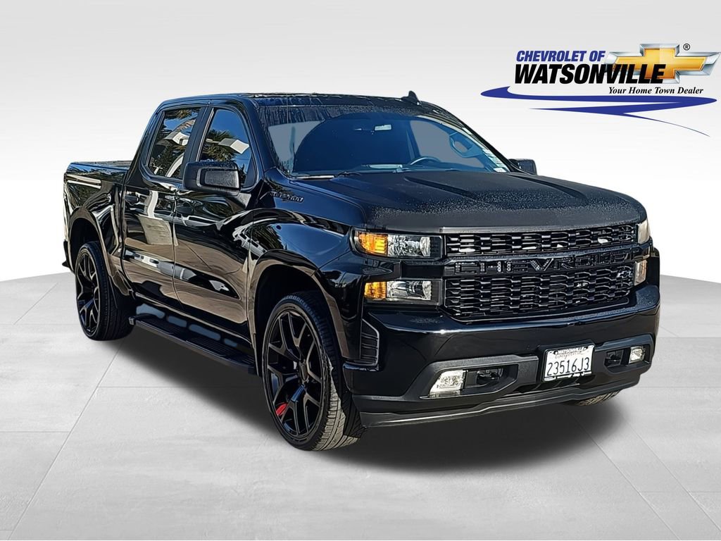 Used 2021 Chevrolet Silverado 1500 Custom w/ LPO, Dark Essentials Package image 1