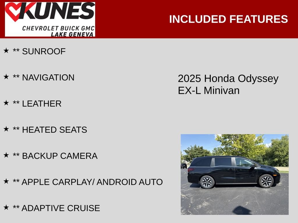 Used 2025 Honda Odyssey EX-L image 2