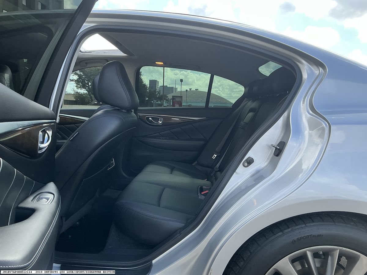 Used 2019 INFINITI Q50 Luxe w/ All Weather Package (L93) RWD image 9