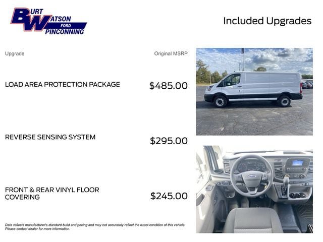 New 2024 Ford Transit 250 Low Roof w/ Load Area Protection Package RWD image 4