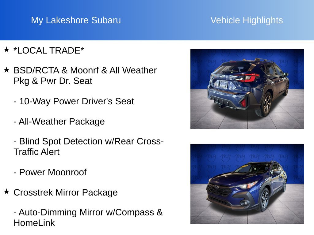 Used 2024 Subaru Crosstrek 2.0i Premium AWD/4WD image 11