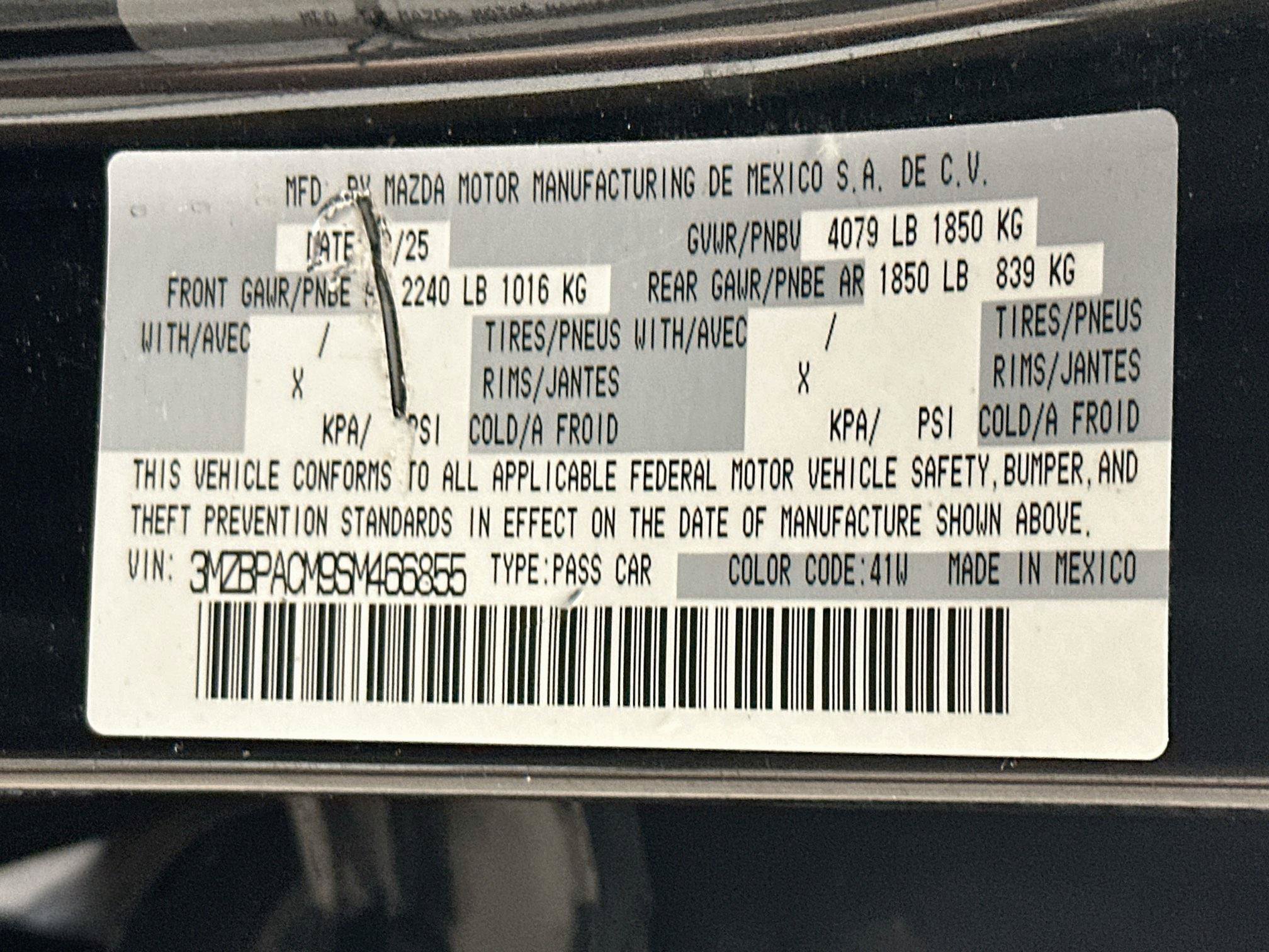 Used 2025 MAZDA MAZDA3 s FWD image 12
