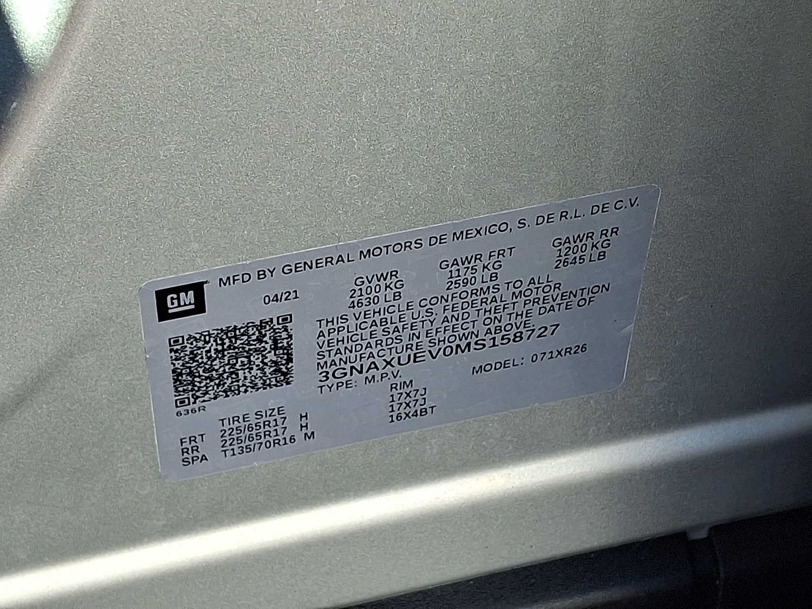 Certified 2021 Chevrolet Equinox LT AWD/4WD image 26