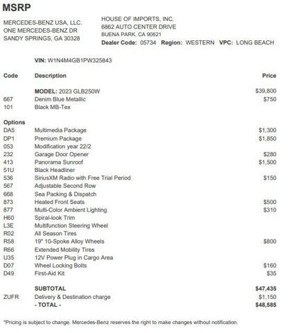 Used 2023 Mercedes-Benz GLB 250 image 4