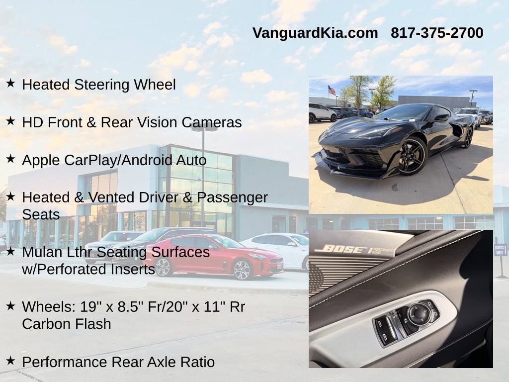 Used 2023 Chevrolet Corvette Stingray Preferred Cpe w/ Z51 Performance Package image 24
