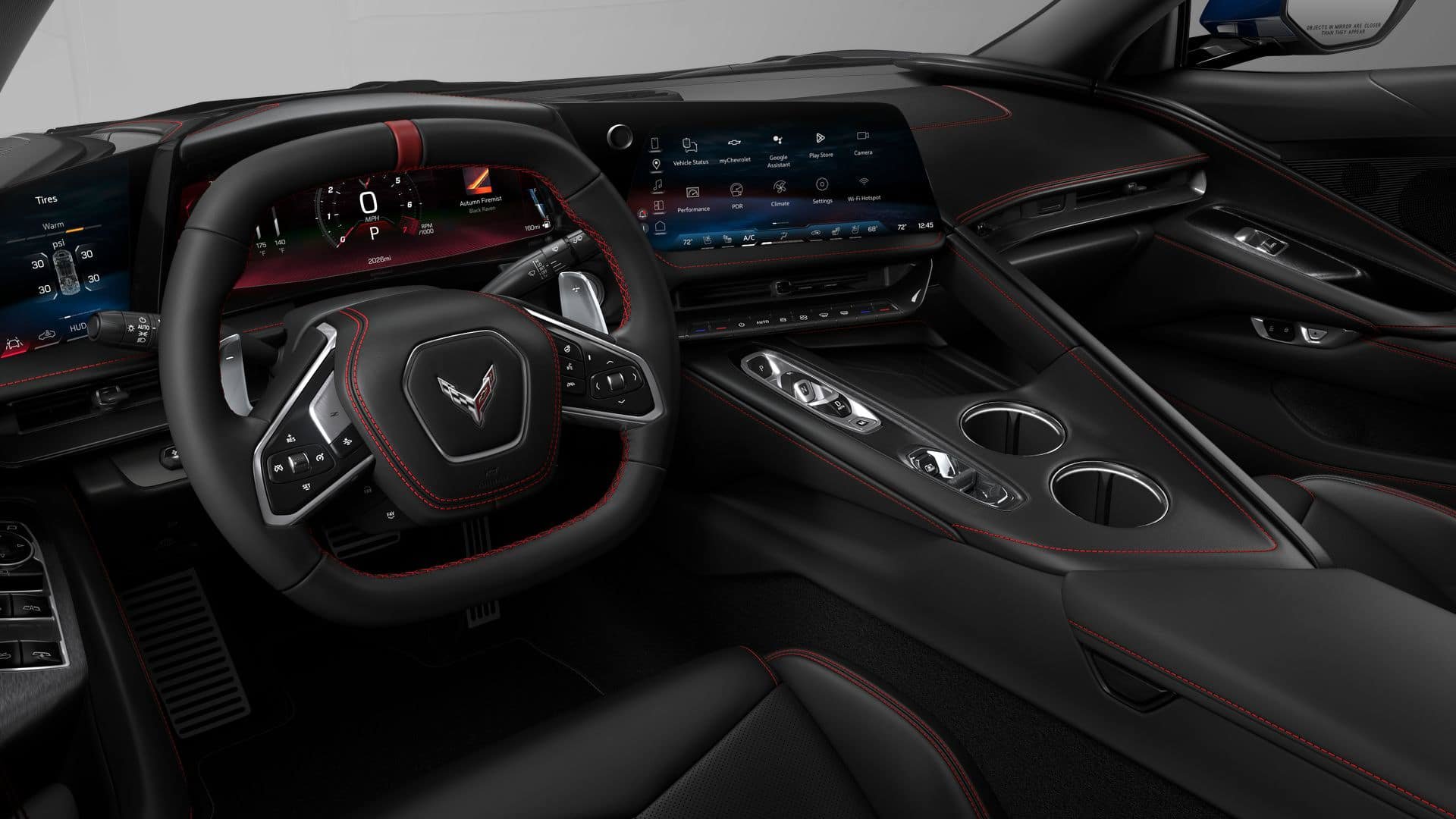 New 2027 Chevrolet Corvette Stingray Convertible w/ Stealth Interior Trim Package RWD image 59
