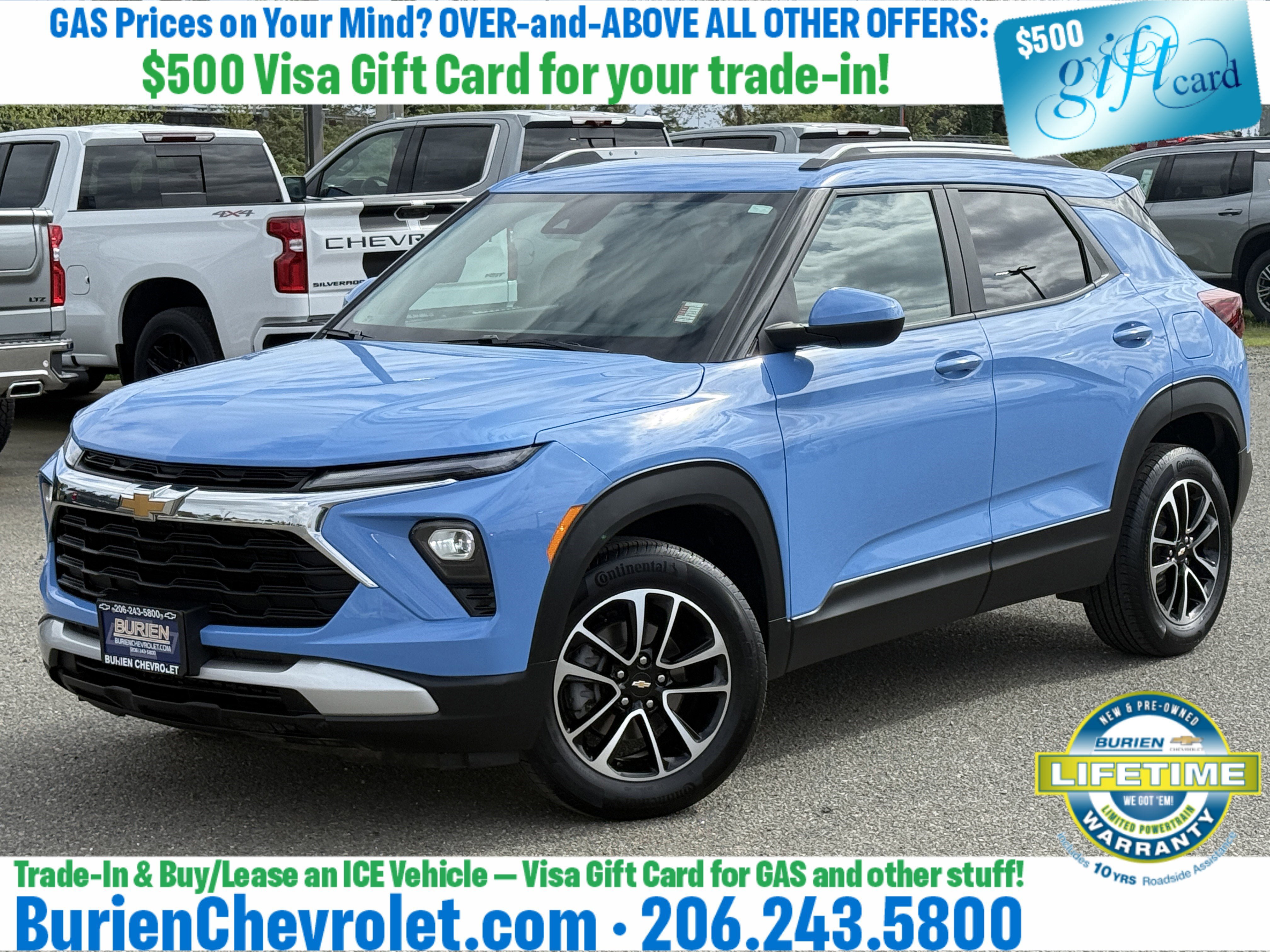 Used 2024 Chevrolet TrailBlazer LT w/ LT Cold Weather Package AWD/4WD image 1