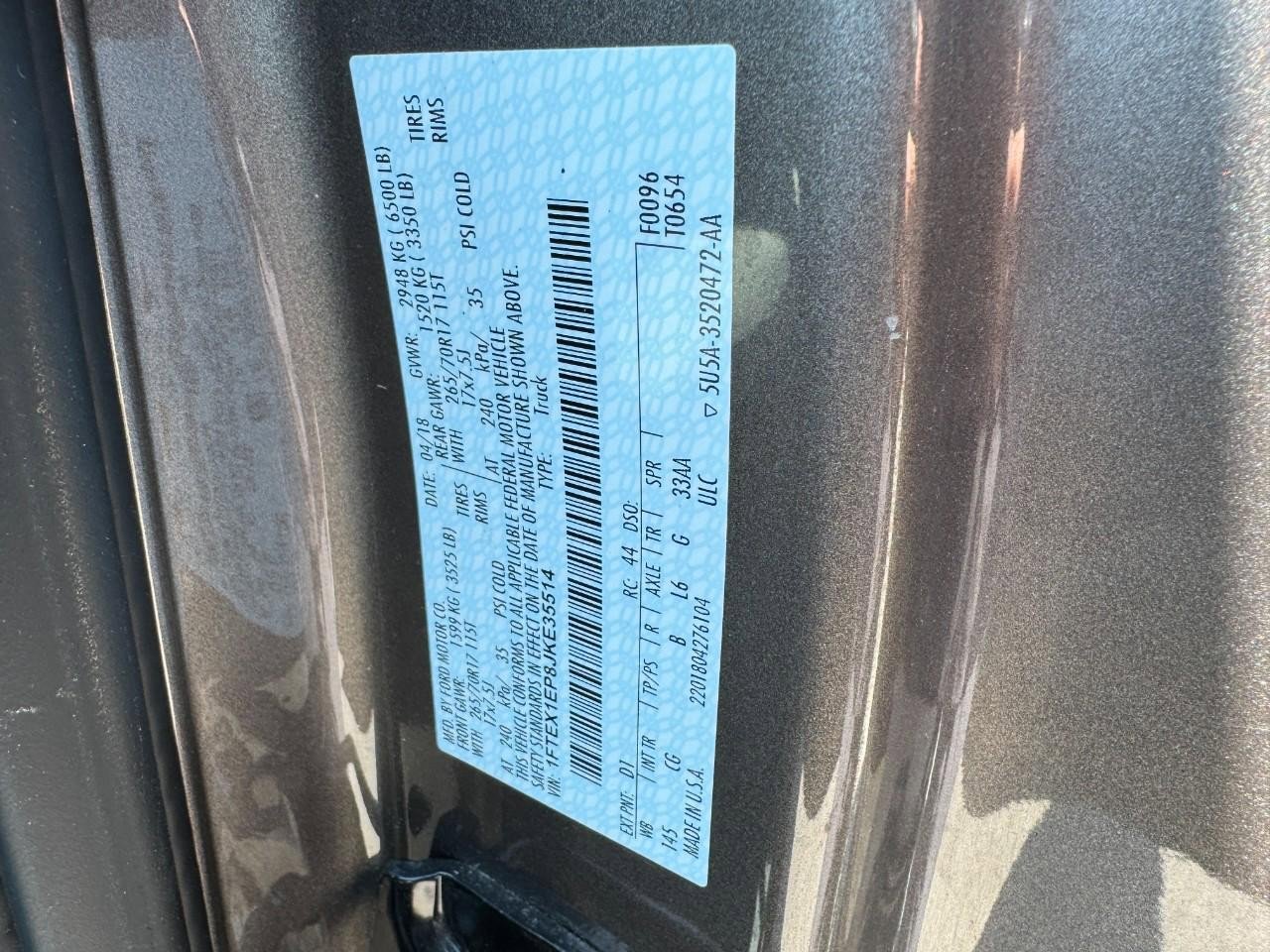 Used 2018 Ford F150 XL w/ Equipment Group 101A Mid AWD/4WD image 21