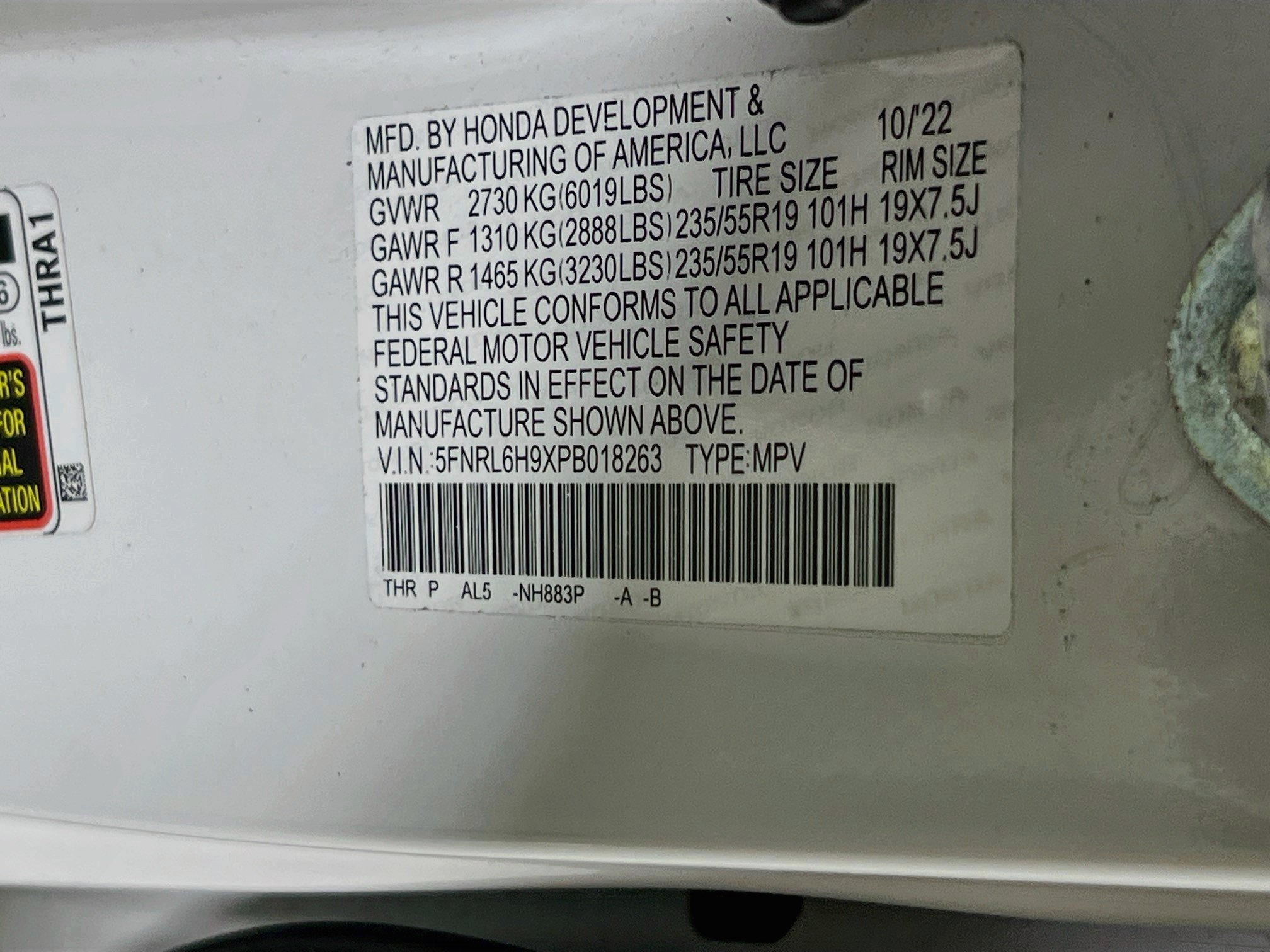 Used 2023 Honda Odyssey Elite image 35