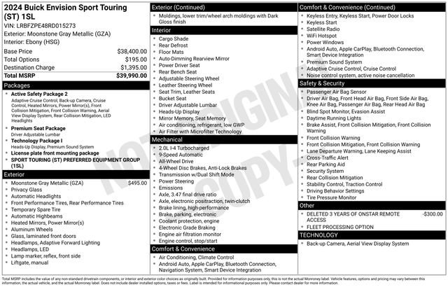 Used 2024 Buick Envision Sport Touring image 6