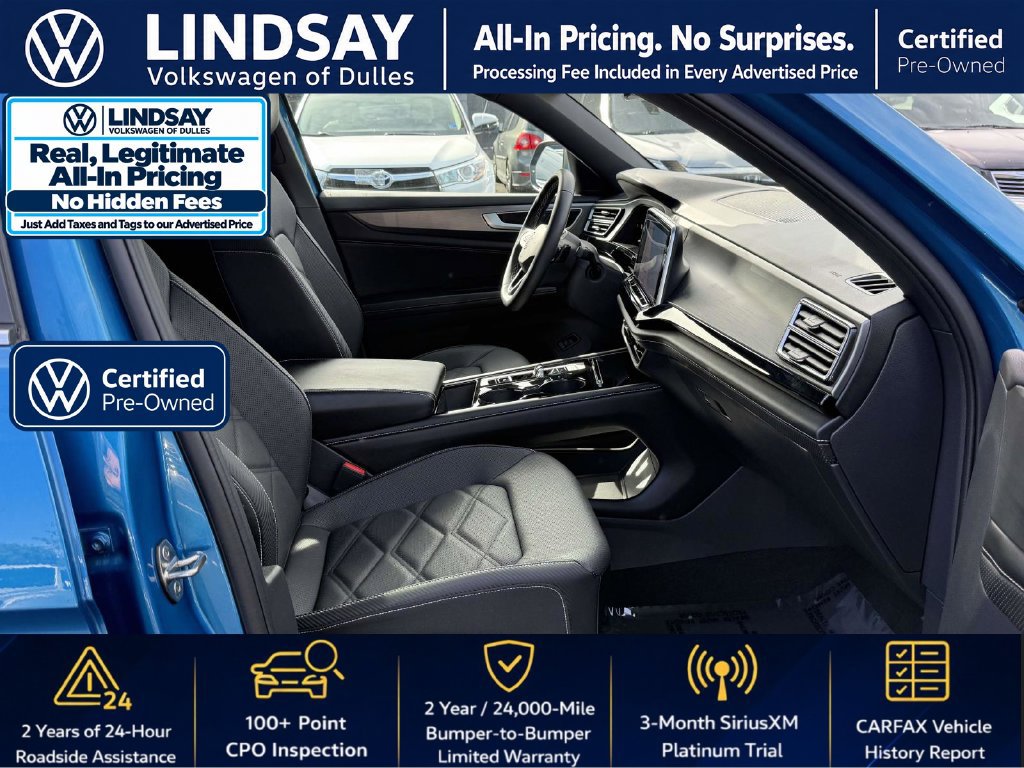 Certified 2024 Volkswagen Atlas Cross Sport SE w/ Panoramic Sunroof Package FWD image 13