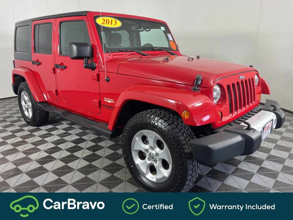 Used 2013 Jeep Wrangler Unlimited Sahara w/ Trailer Tow Group AWD/4WD image 2