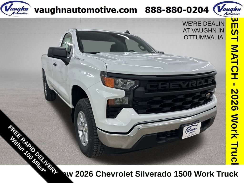 New 2026 Chevrolet Silverado 1500 W/T w/ WT Value Package