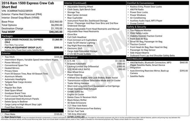 Used 2016 RAM 1500 Express image 38