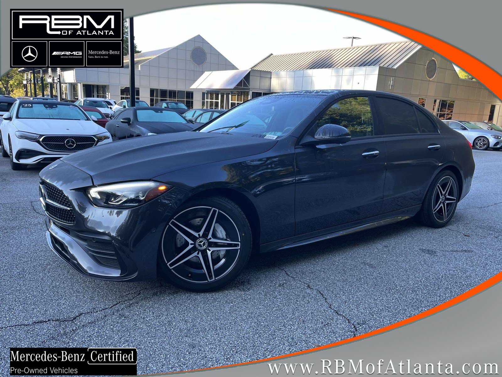Certified 2025 Mercedes-Benz C 300 Sedan w/ AMG Line w/ Night Package