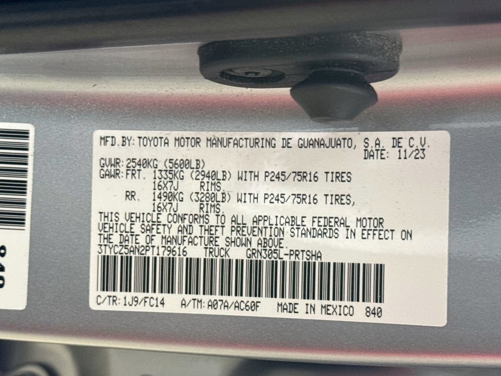 Certified 2023 Toyota Tacoma SR5 w/ Technology Package AWD/4WD image 28
