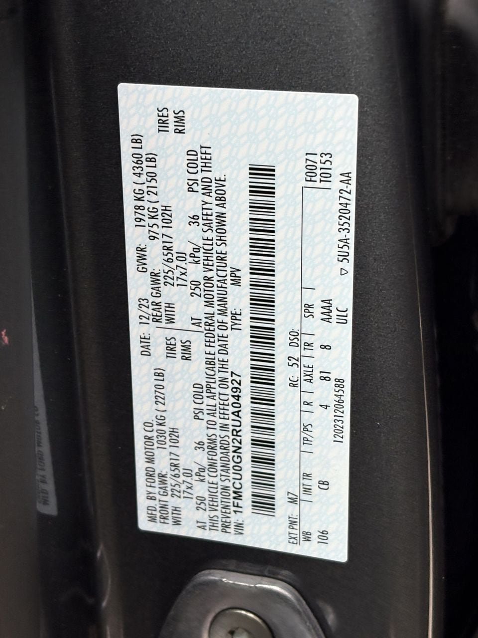 Used 2024 Ford Escape Active w/ Tech Pack #2 FWD image 30