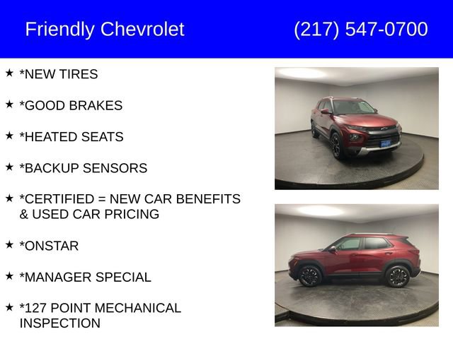 Certified 2022 Chevrolet TrailBlazer LT w/ Sun and Liftgate Package FWD image 12
