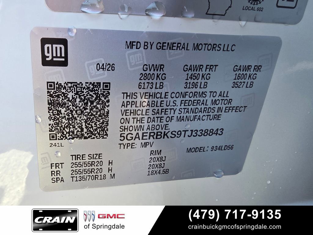 New 2026 Buick Enclave Sport Touring w/ Power Package FWD image 33