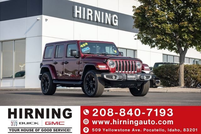 Used 2021 Jeep Wrangler Unlimited Sahara w/ Cold Weather Group AWD/4WD image 1