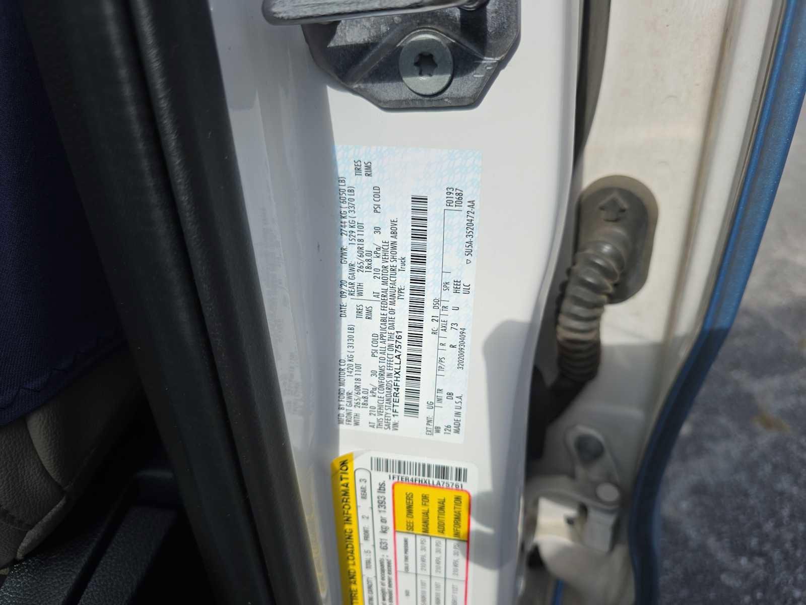 Used 2020 Ford Ranger Lariat w/ Equipment Group 501A Mid image 36