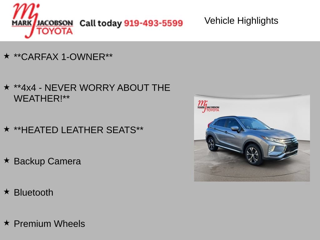 Used 2019 Mitsubishi Eclipse Cross SE AWD/4WD image 5