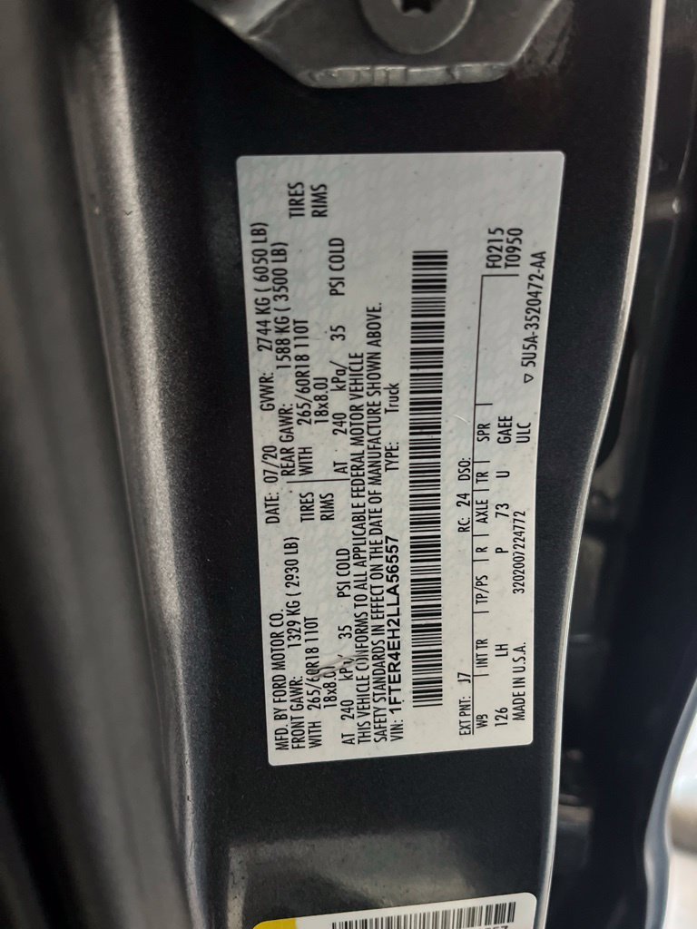 Used 2020 Ford Ranger XLT w/ Equipment Group 302A Luxury RWD image 81
