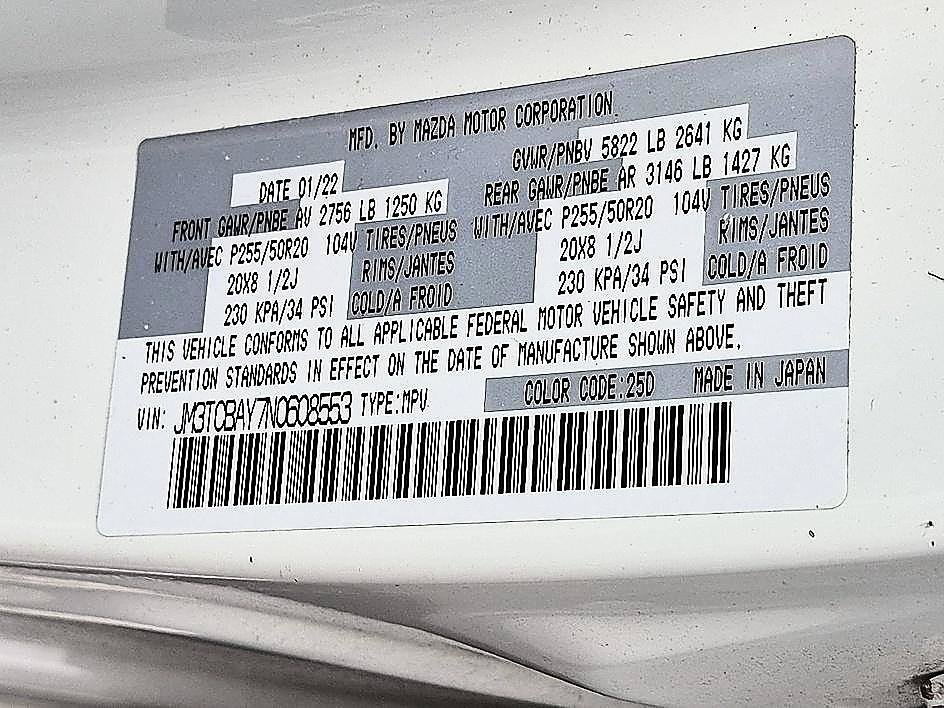 Used 2022 MAZDA CX-9 Touring Plus AWD/4WD image 38