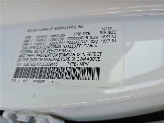 Used 2018 Acura RDX w/ Tech & AcuraWatch Plus Pack FWD image 20