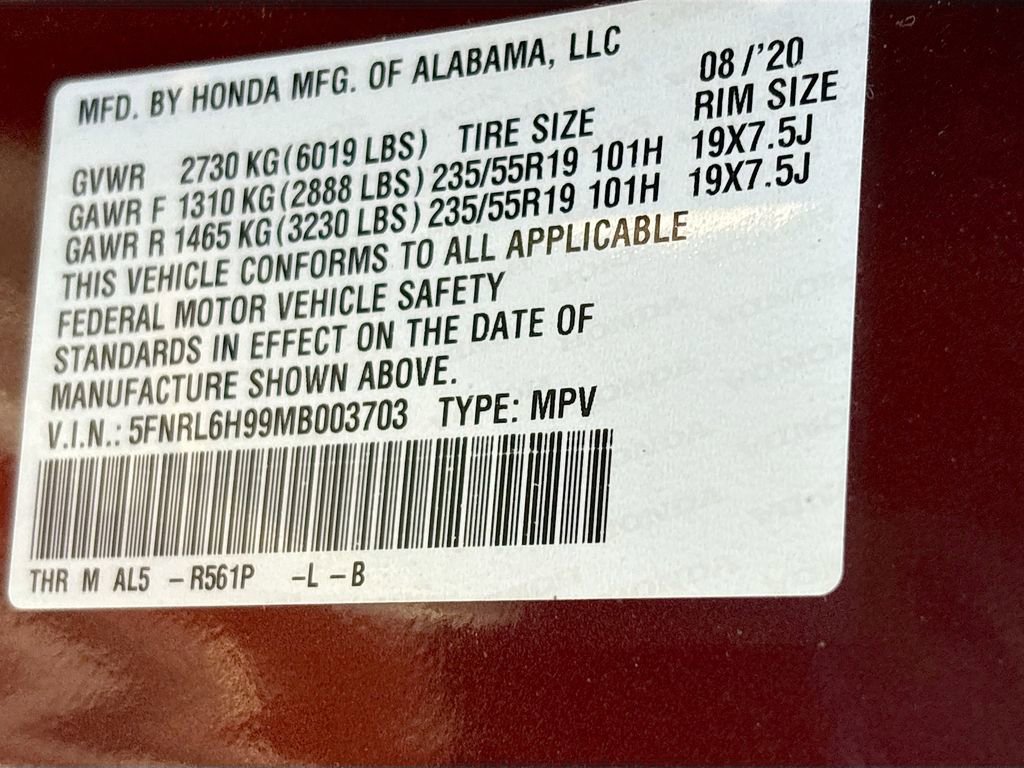 Used 2021 Honda Odyssey Elite image 35