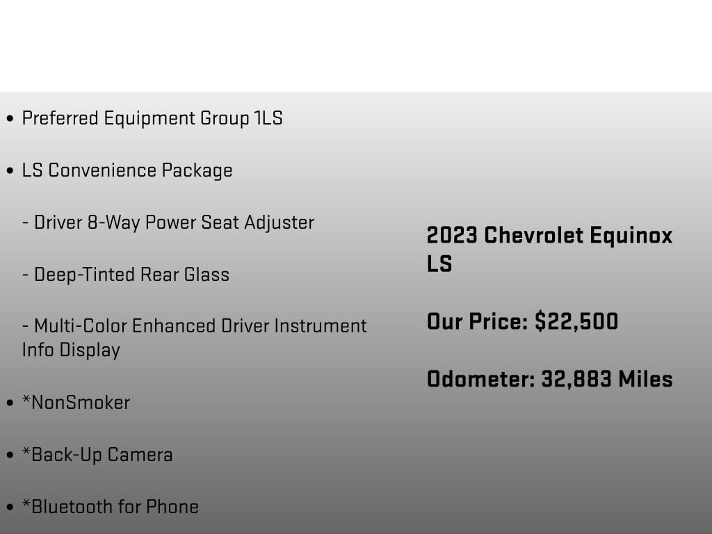 Used 2023 Chevrolet Equinox LS w/ LS Convenience Package AWD/4WD image 6